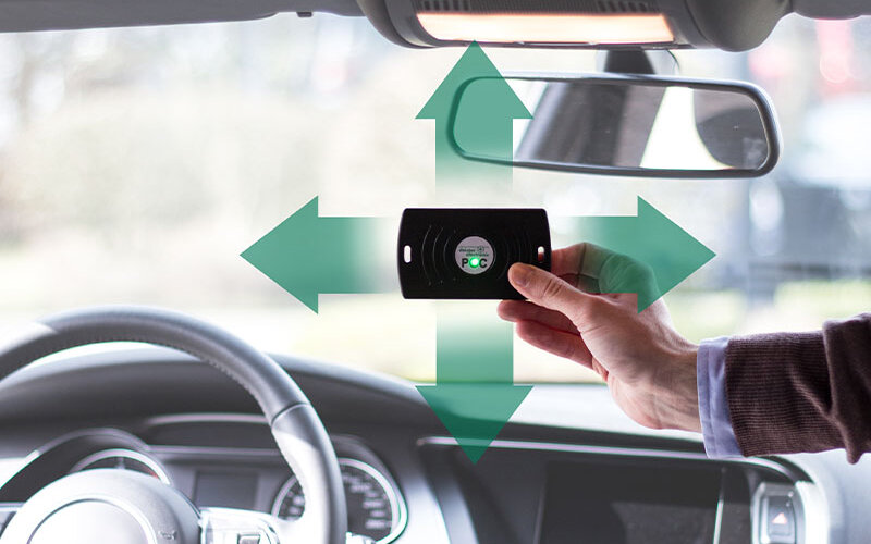POC RFID-Feld im Auto ermitteln