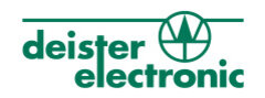 Das Logo der deister electronic GmbH